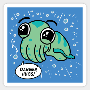 Danger Hugs Sticker